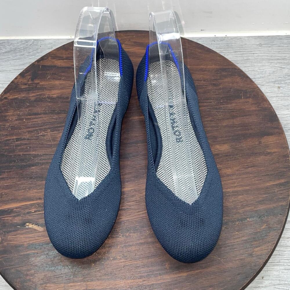 Rothys Womens The Flat Round Toe Size 5.5 Knit Slip On Shoes Comfort Work Casual - Picture 6 of 9